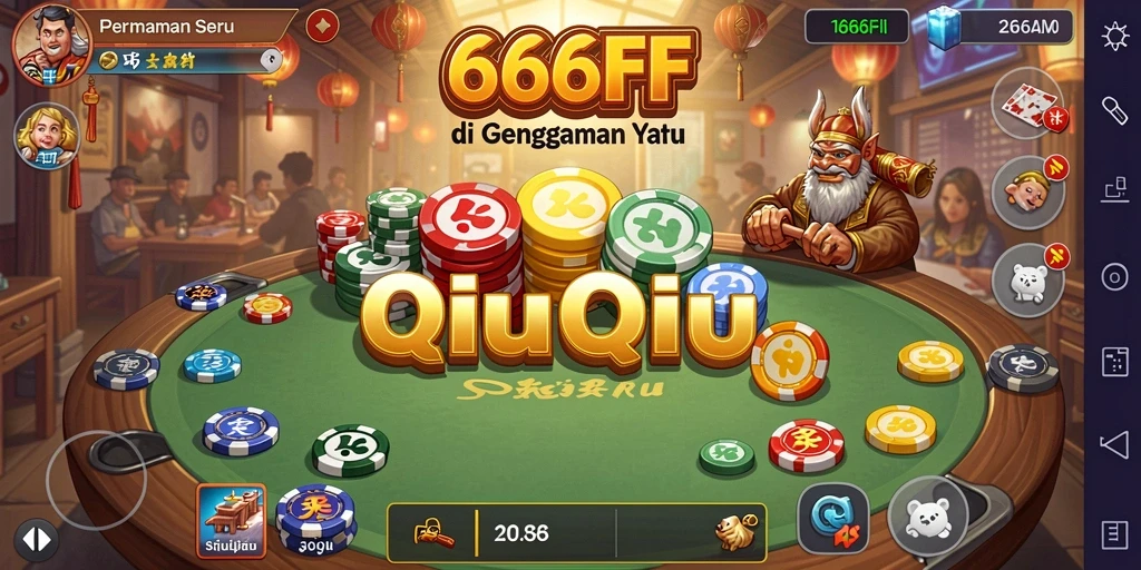 Tampilan gameplay menarik di 666FF QiuQiu.