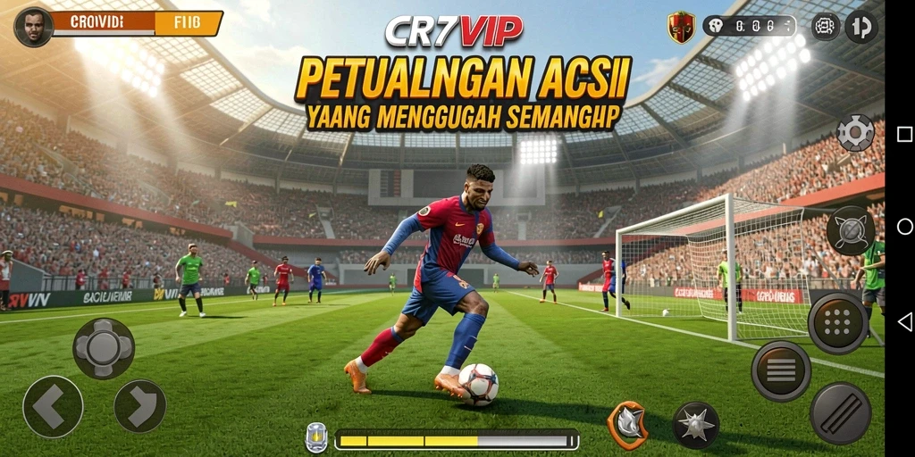 Tampilan menakjubkan dari gameplay ARPG CR7VIP yang mendebarkan.