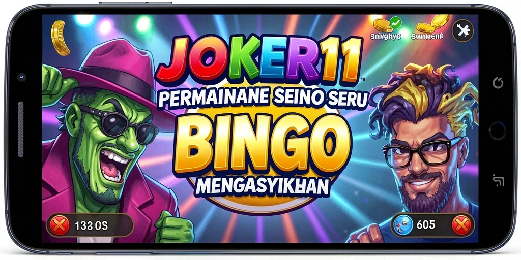 Tampilan gameplay Bingo yang seru dan interaktif di JOKER11.
