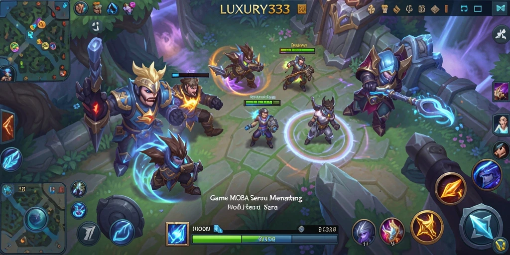 Gameplay seru dari LUXURY333 dengan karakter yang beragam.