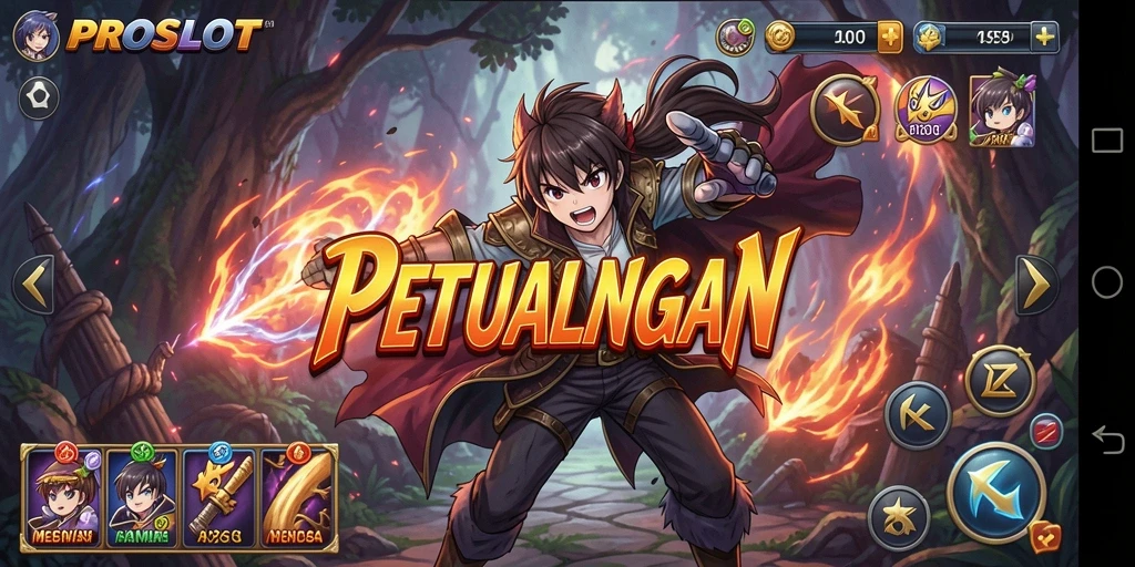 Tangkapan layar gameplay yang menampilkan karakter Anime yang menarik.