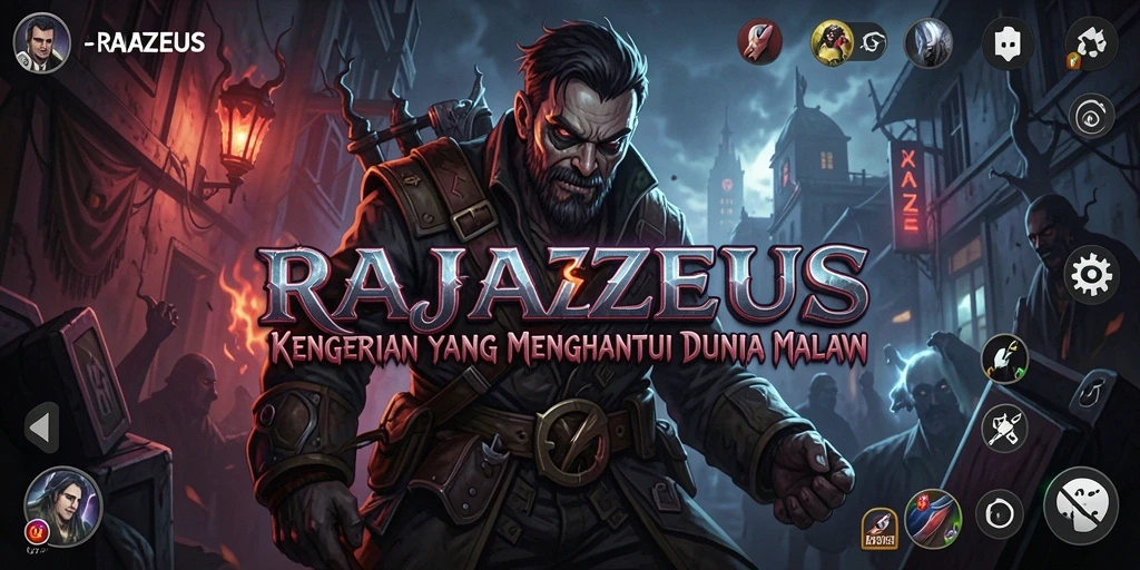 Gameplay menakutkan RAJAZEUS dengan suasana horor yang mencekam.