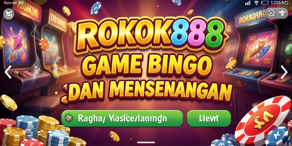 Tampilan gameplay seru dan interaktif di ROKOK88 bingo.