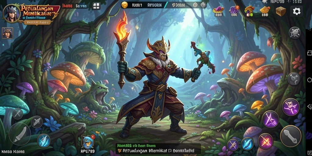 Tampilan gameplay seru dalam dunia fantasi RP6789.