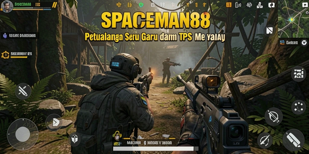 Tampilan gameplay seru SPACEMAN88 dengan aksi TPS yang mendebarkan.