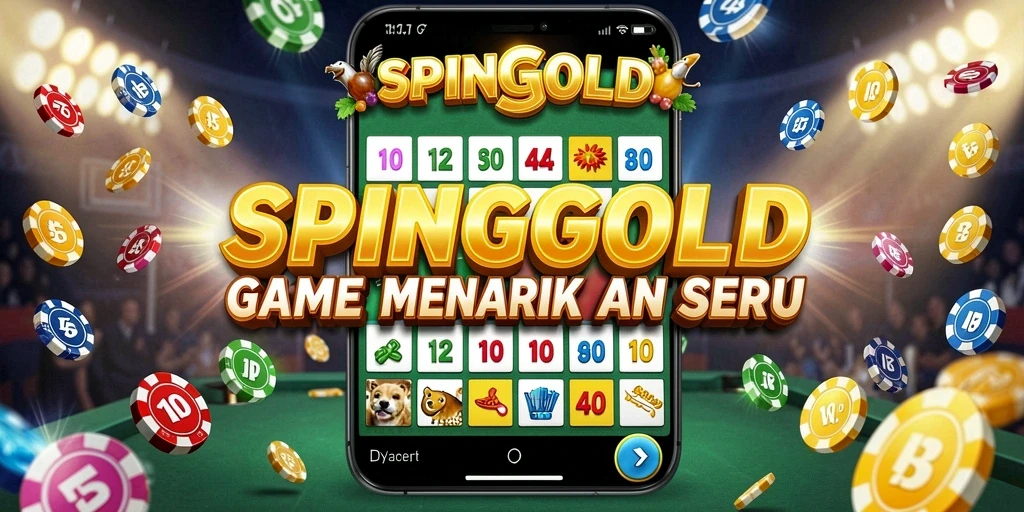 Tampilan gameplay menarik dan seru dari SPINGOLD Bingo.