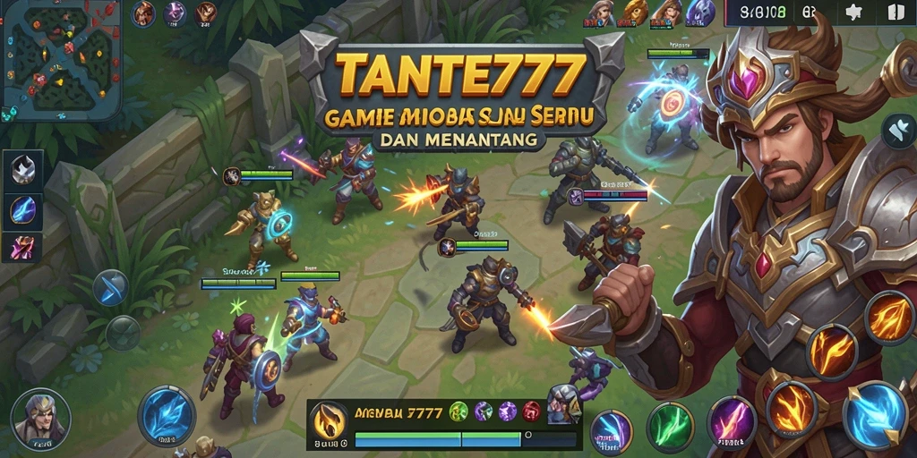 Tampilan gameplay seru dalam pertempuran tim di TANTE777.