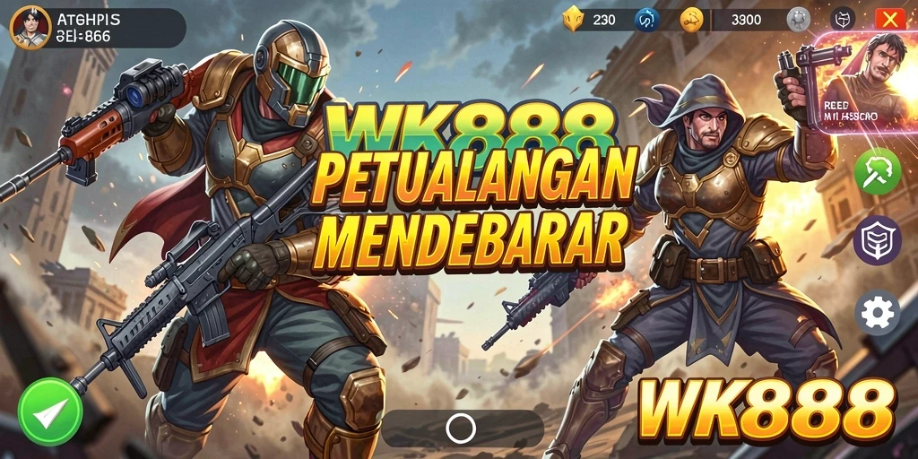 Tampilan aksi seru dari gameplay WK888 yang menegangkan.